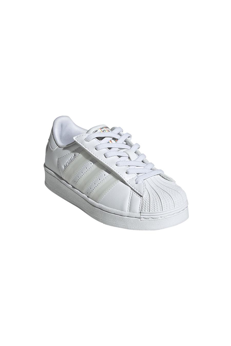 adidas Çocuk  Beyaz  Sneaker SUPERSTAR LED LIGHTS CF EL C JQ6419