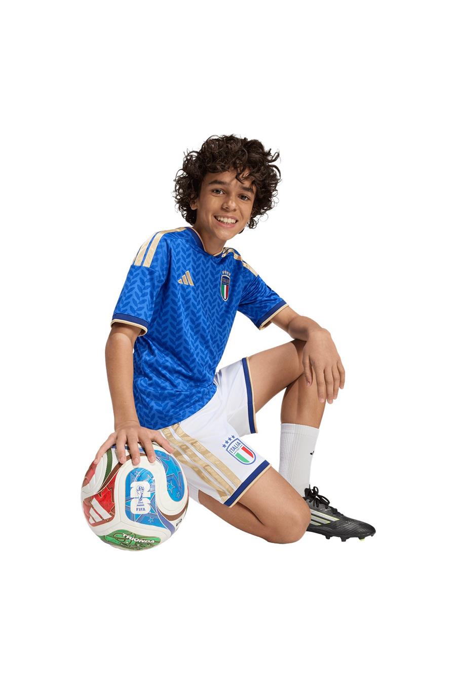 adidas Çocuk  Beyaz  Şort FIGC H SHO Y JY7606