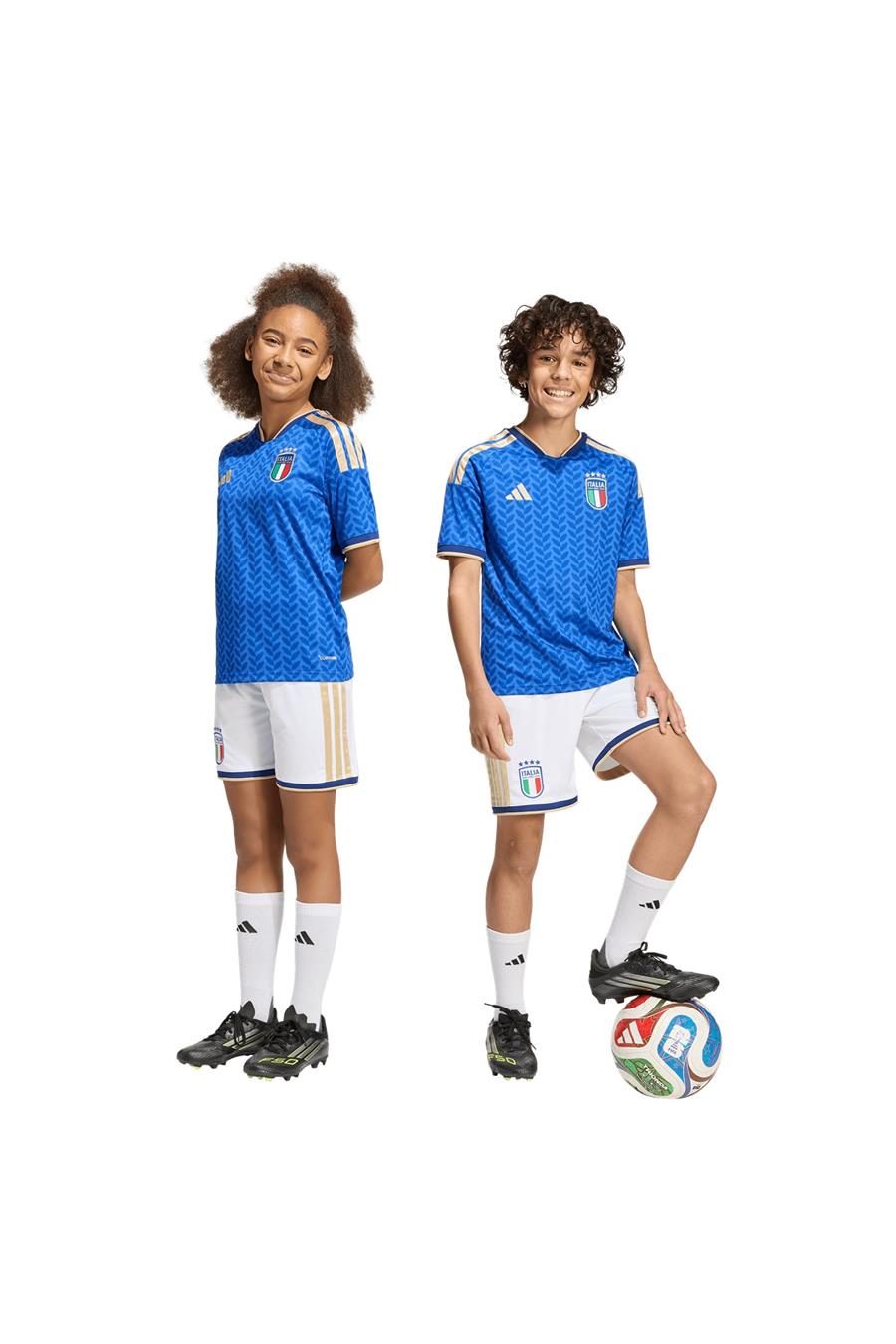 adidas Çocuk  Beyaz  Şort FIGC H SHO Y JY7606