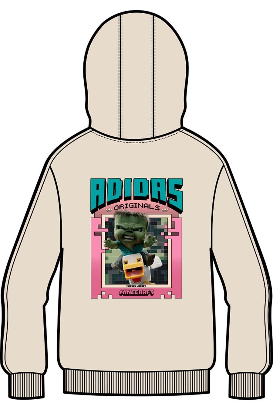 adidas Çocuk  Beyaz  Sweatshirt GFX FZ HOODIE JZ9932