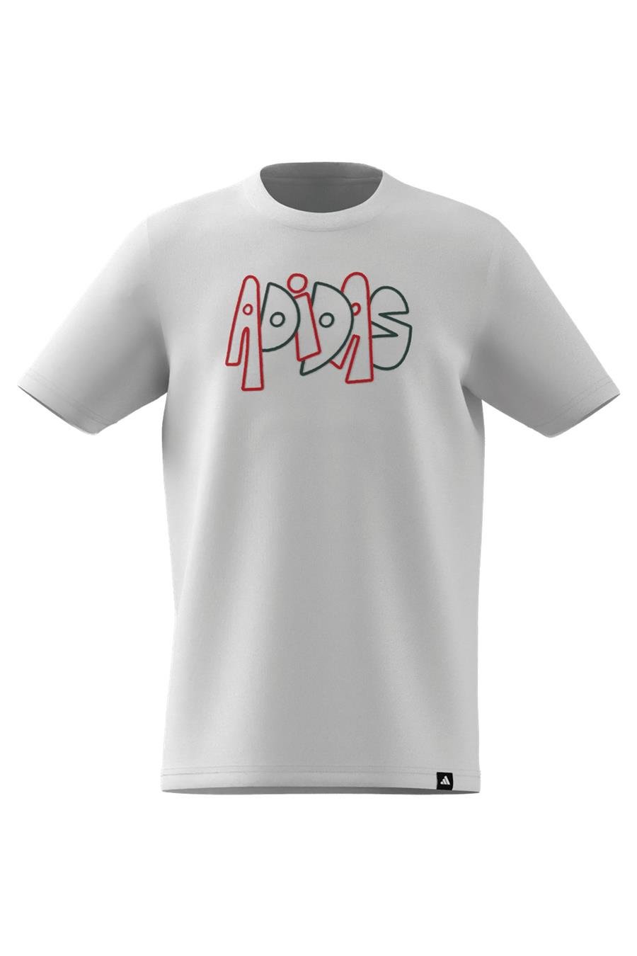 adidas  Çocuk  Beyaz  T-shirt J GRAFFITI T JV5245