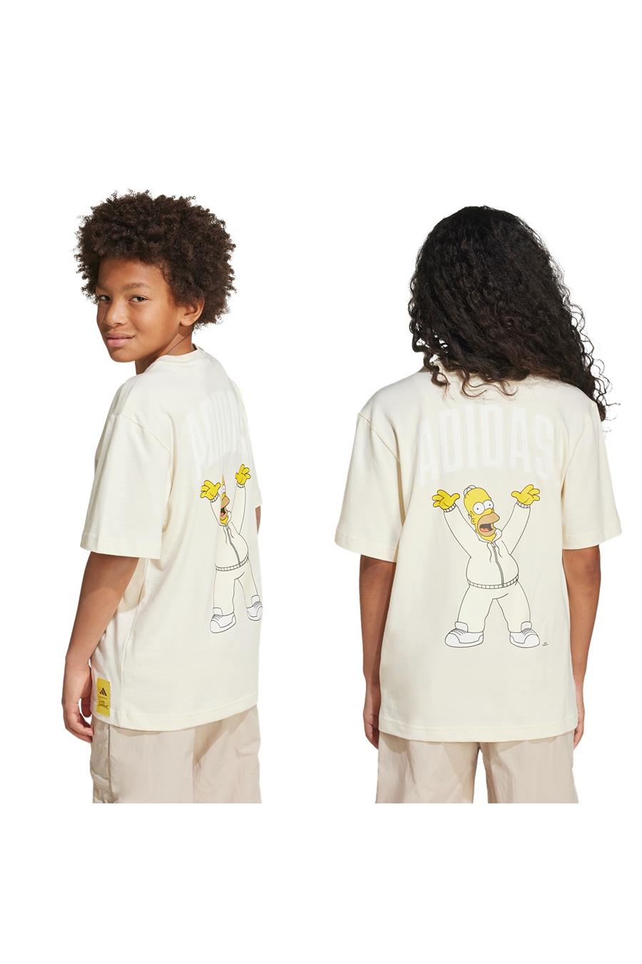 adidas  Çocuk  Beyaz  T-shirt J SIM GFX T JL9180