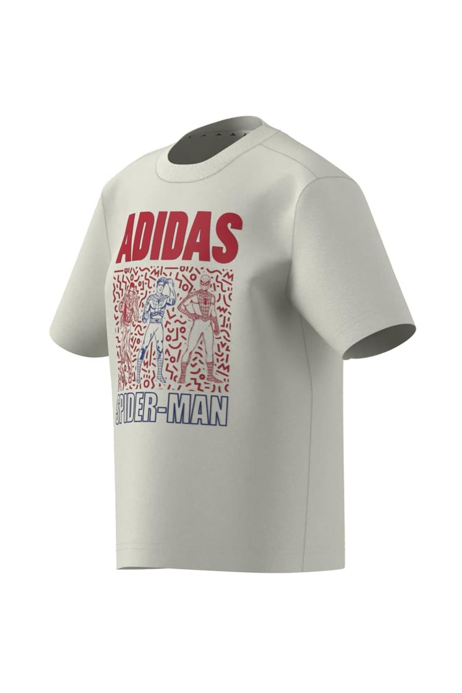 adidas  Çocuk Beyaz  T-shirt LK MRVL SM T JZ3567