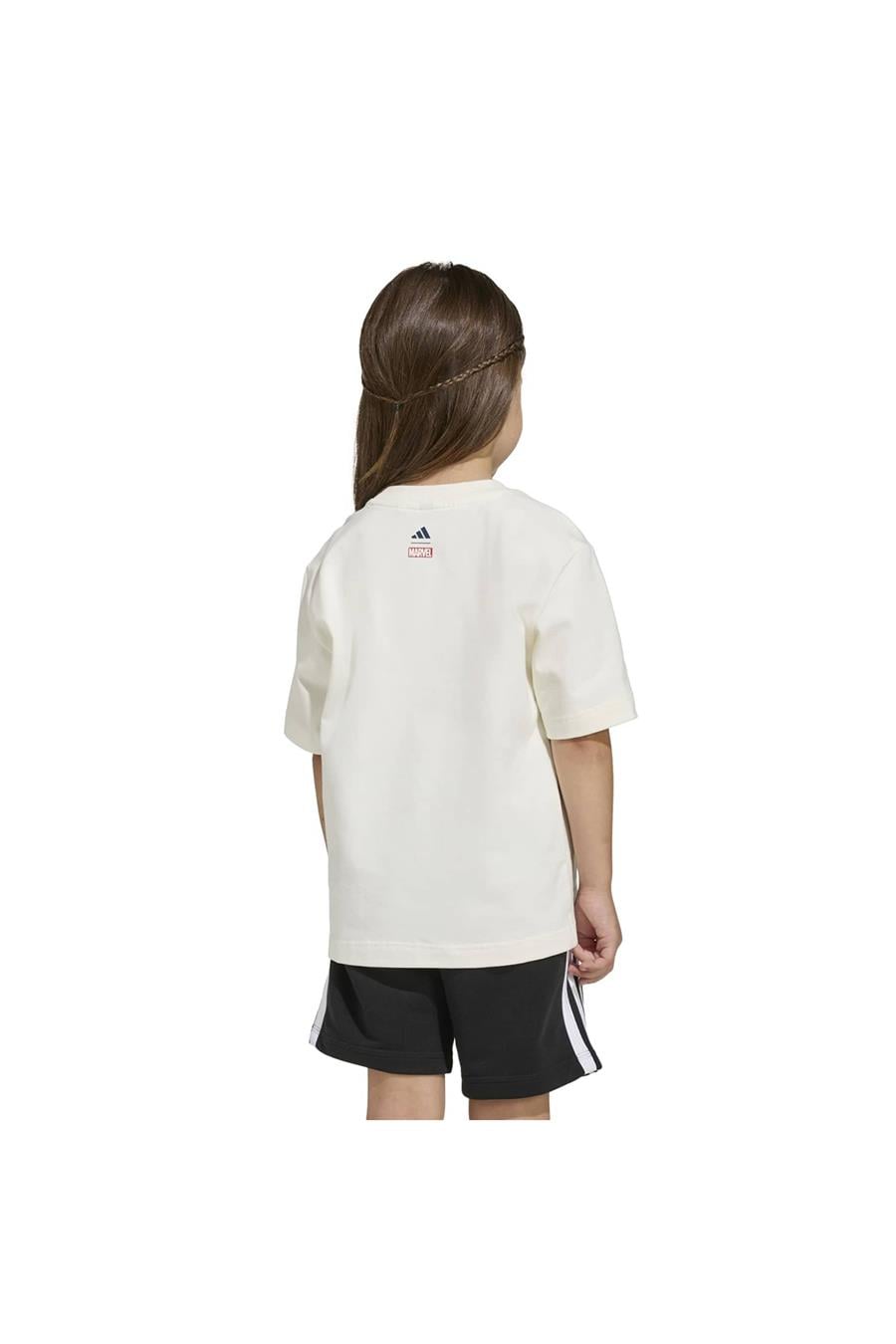 adidas  Çocuk Beyaz  T-shirt LK MRVL SM T JZ3567