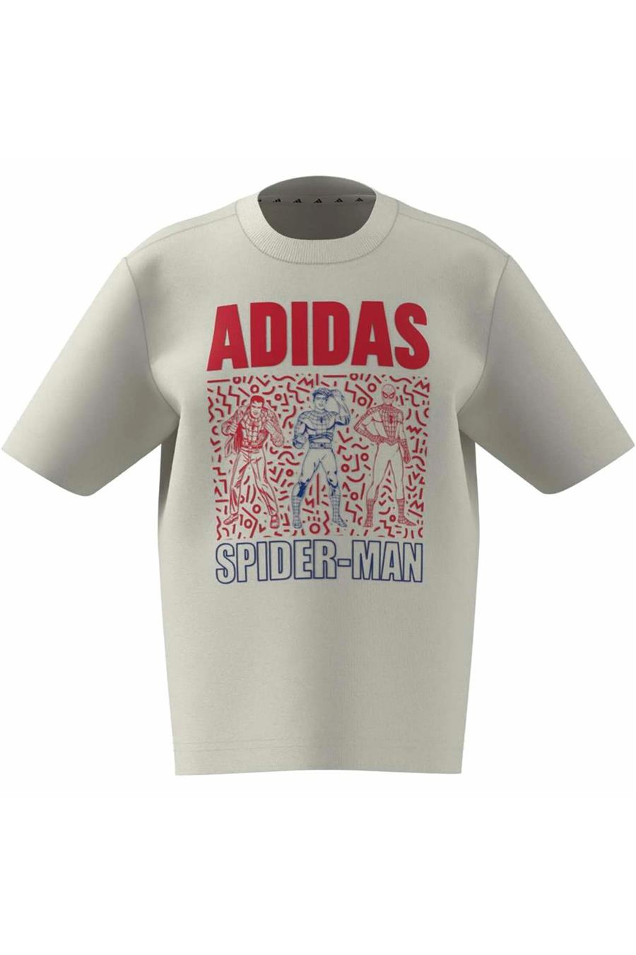 adidas  Çocuk Beyaz  T-shirt LK MRVL SM T JZ3567