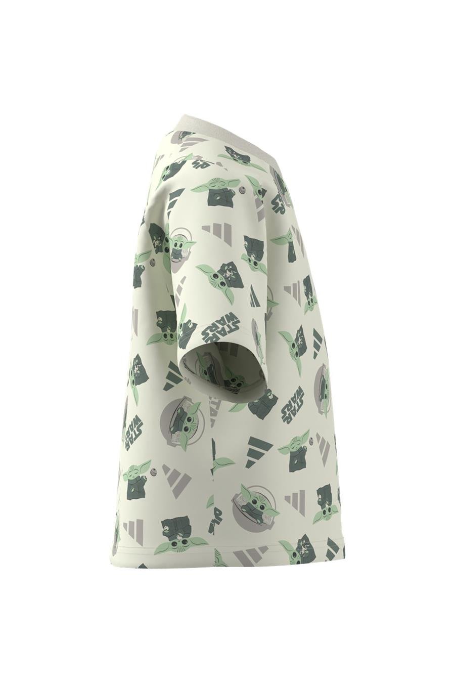 adidas Çocuk  Beyaz  T-Shirt LK SW MNDO T JD4555