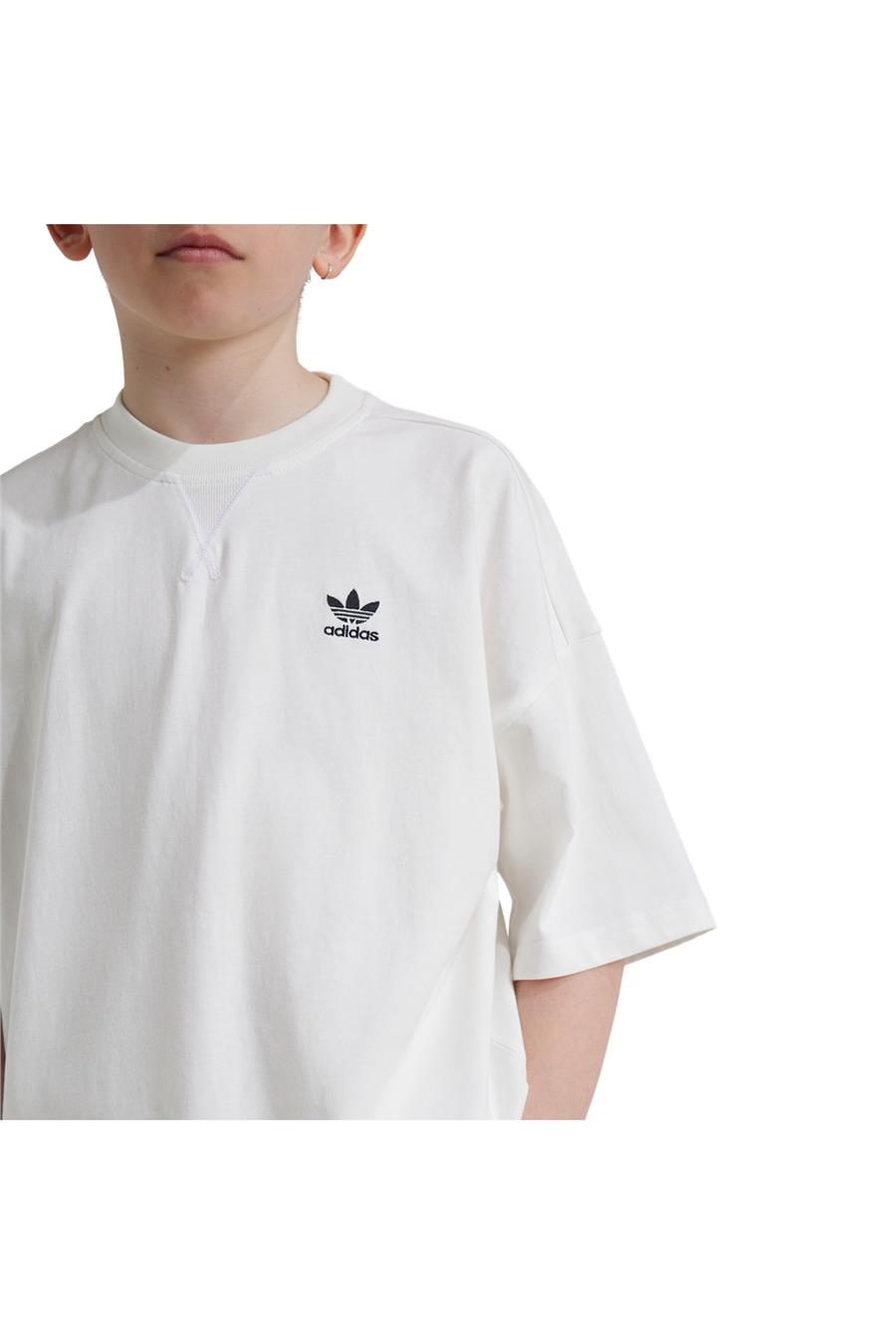 adidas Çocuk  Beyaz  T-shirt TEE IX7599