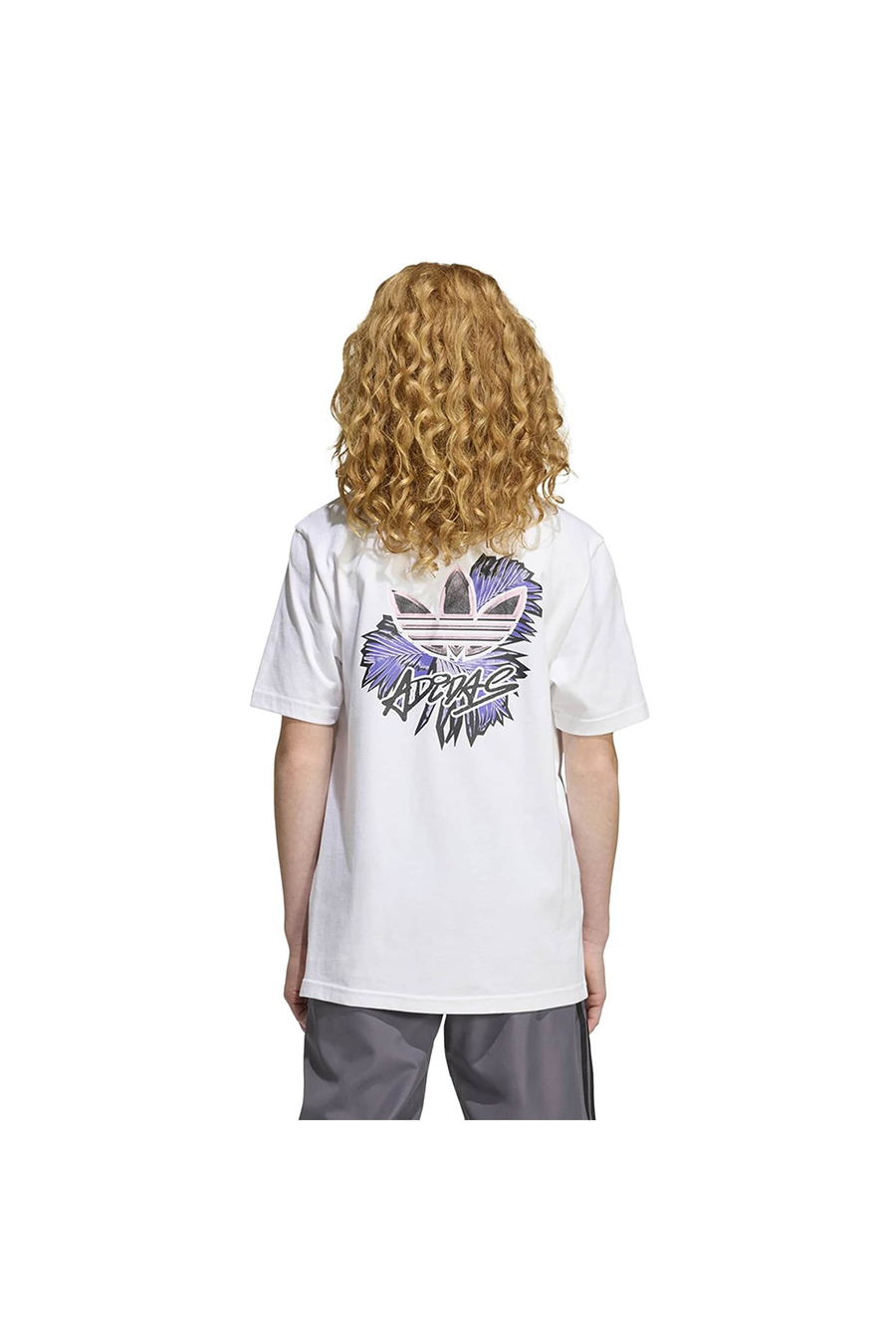 adidas Çocuk  Beyaz  T-shirt TEE KD5956