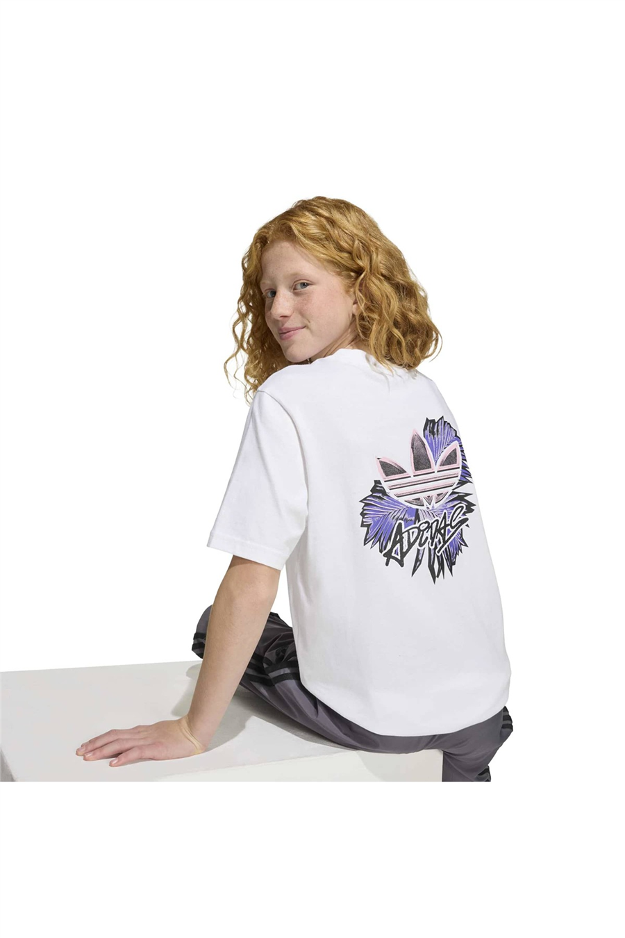 adidas Çocuk  Beyaz  T-shirt TEE KD5956