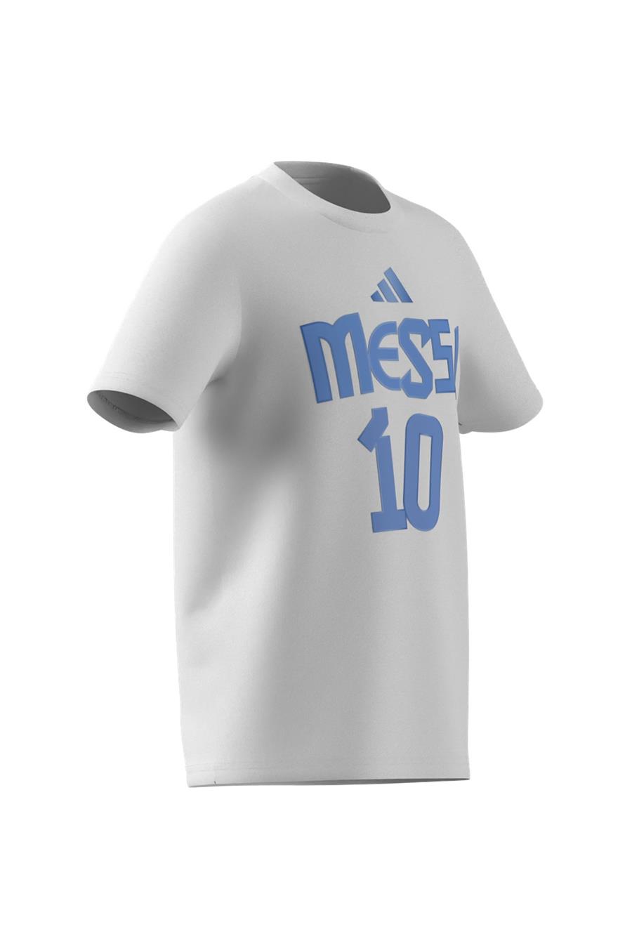 adidas Çocuk  Beyaz  T-shirt Y MESSI N&N G T JJ1416