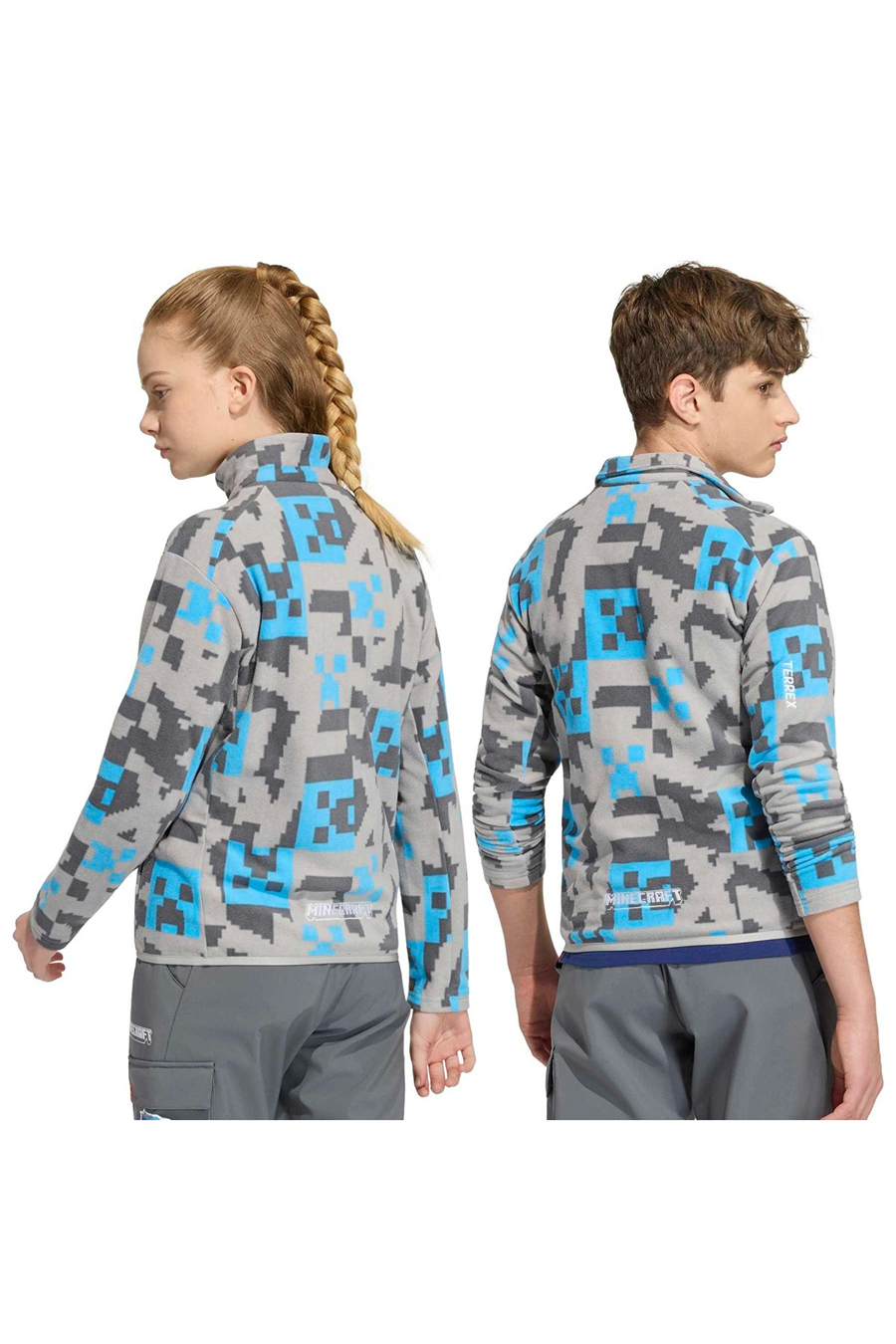 adidas Çocuk Ceket Adidas Minecraft Terrex CLIMAWARM Full-zip Fleece Jacket KD8747