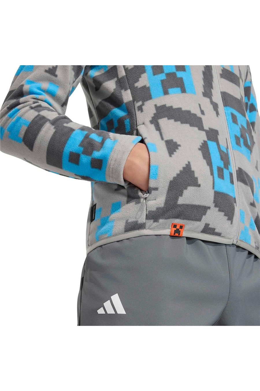 adidas Çocuk Ceket Adidas Minecraft Terrex CLIMAWARM Full-zip Fleece Jacket KD8747