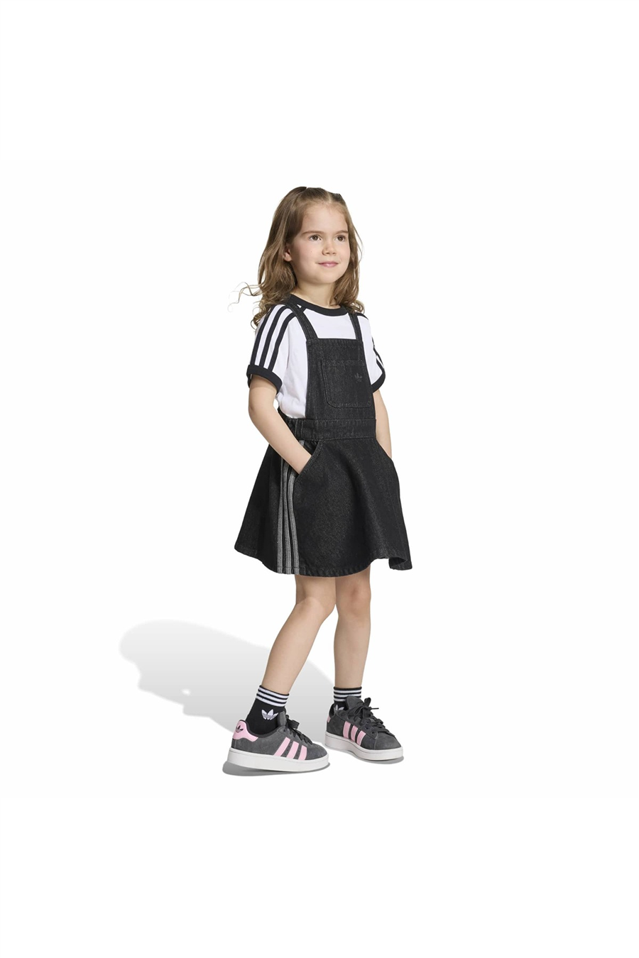 adidas Çocuk Elbise DENIM DRESS KQ8909