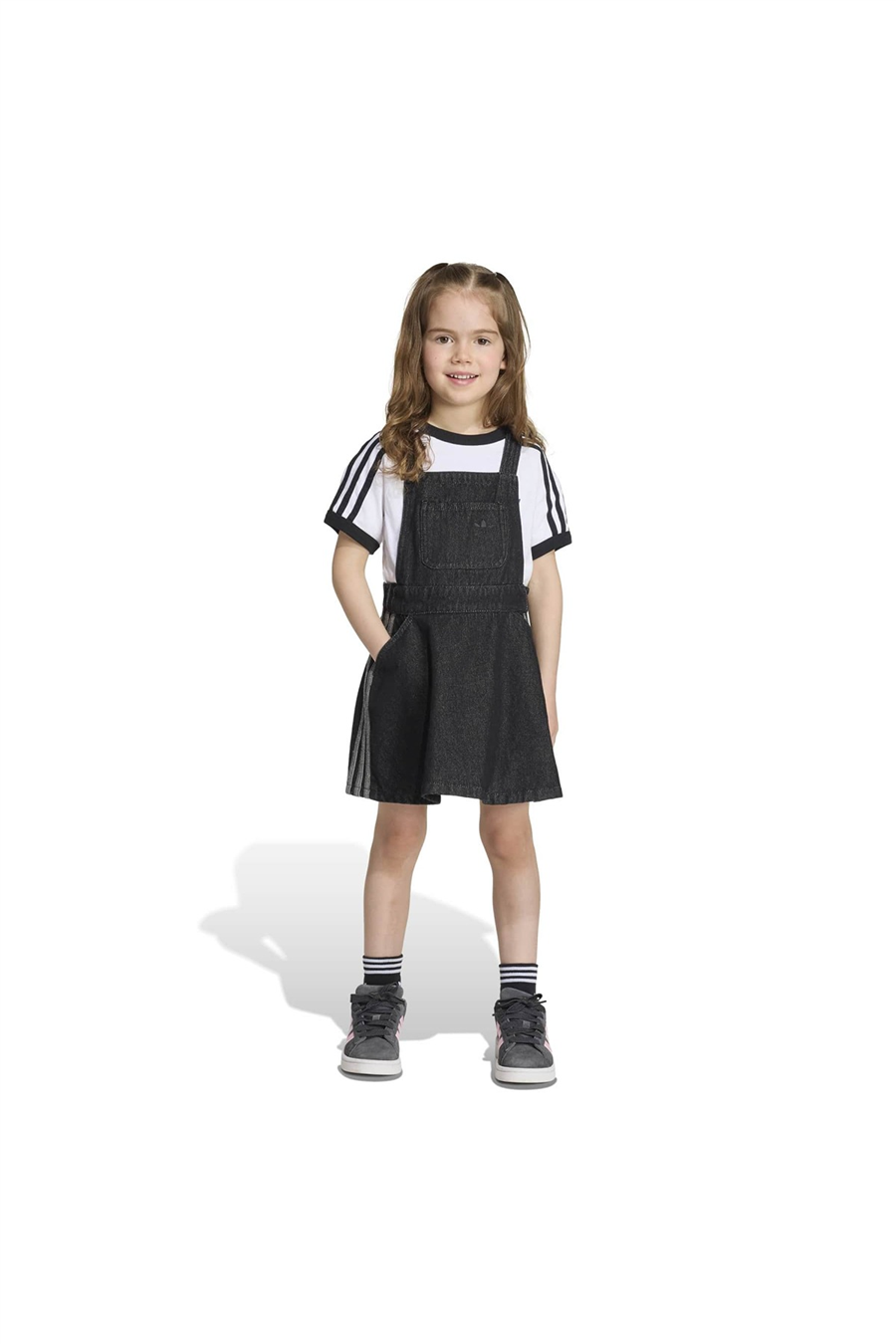 adidas Çocuk Elbise DENIM DRESS KQ8909