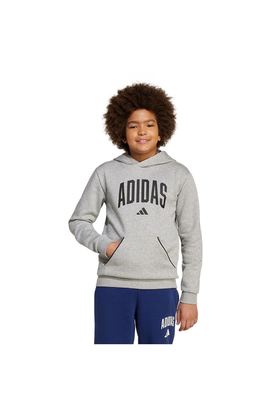 adidas Çocuk  Gri  Sweatshirt J CLGT OH FL HD JV7336