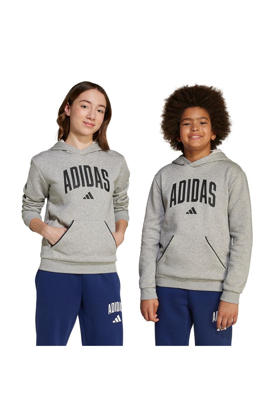 adidas Çocuk  Gri  Sweatshirt J CLGT OH FL HD JV7336