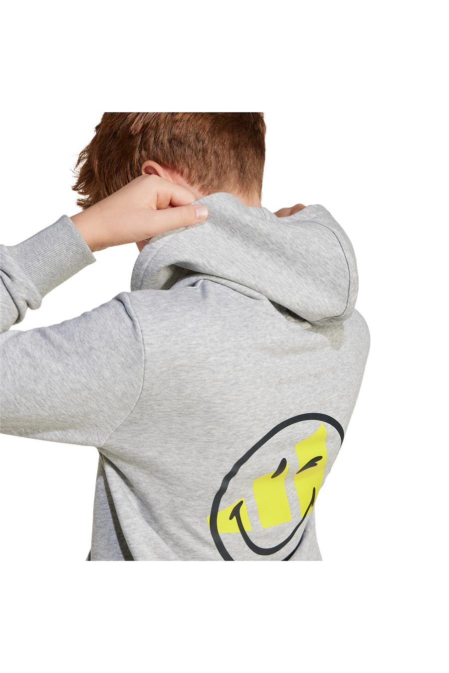 adidas Çocuk  Gri  Sweatshirt J SMI HOODIE JD3288