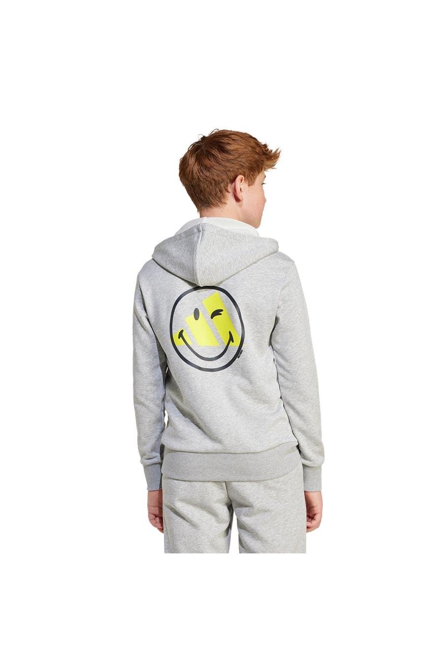 adidas Çocuk  Gri  Sweatshirt J SMI HOODIE JD3288