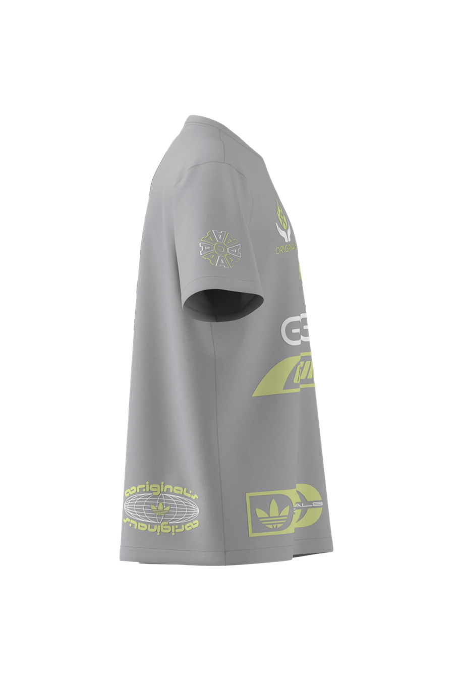 adidas Çocuk  Gri  T-Shirt Q12 TS SPONSOR JP0195