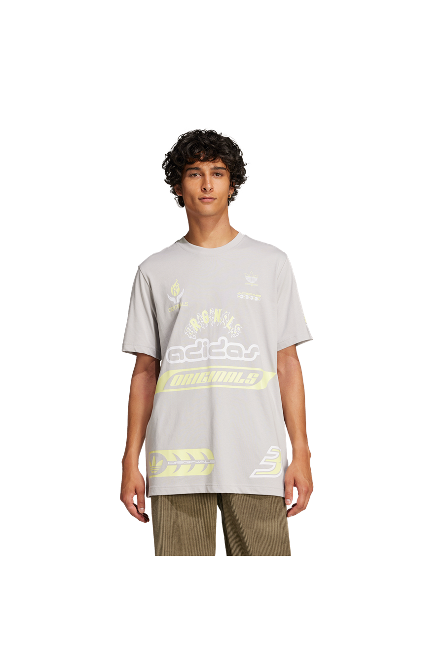 adidas Çocuk  Gri  T-Shirt Q12 TS SPONSOR JP0195