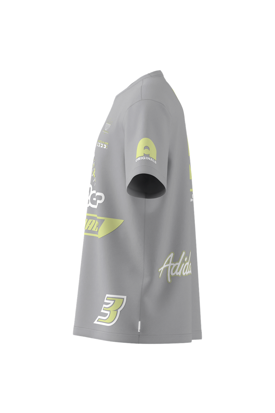 adidas Çocuk  Gri  T-Shirt Q12 TS SPONSOR JP0195