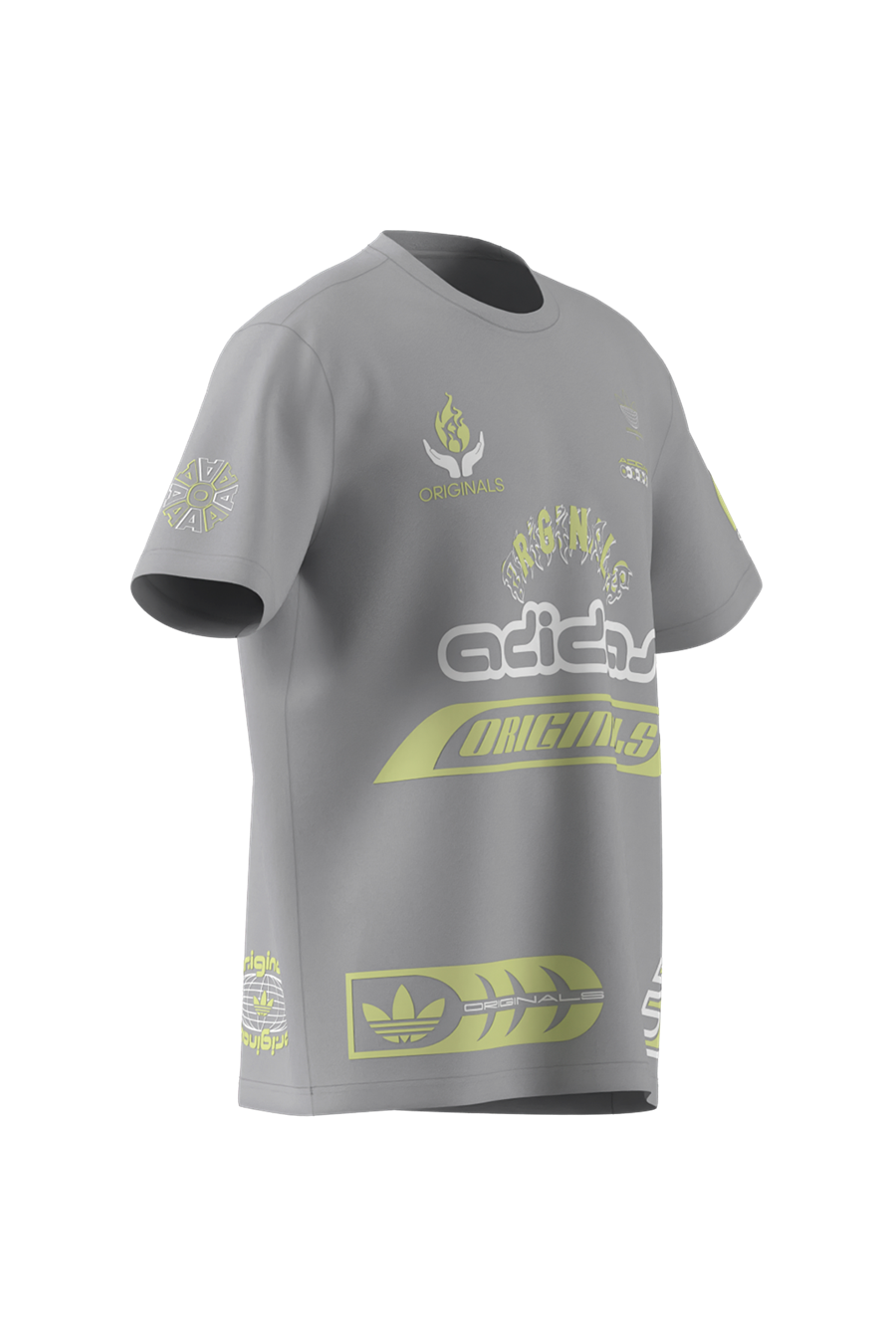 adidas Çocuk  Gri  T-Shirt Q12 TS SPONSOR JP0195