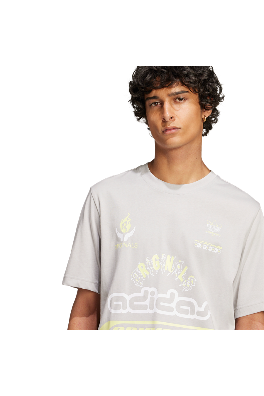 adidas Çocuk  Gri  T-Shirt Q12 TS SPONSOR JP0195