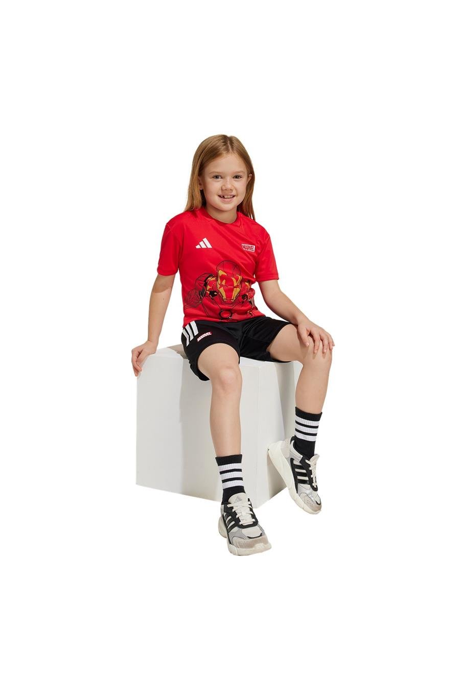 adidas Çocuk  Kırmızı  BEBEK ESOFMAN TAKIMI LK MRVL IM TSET JF3656