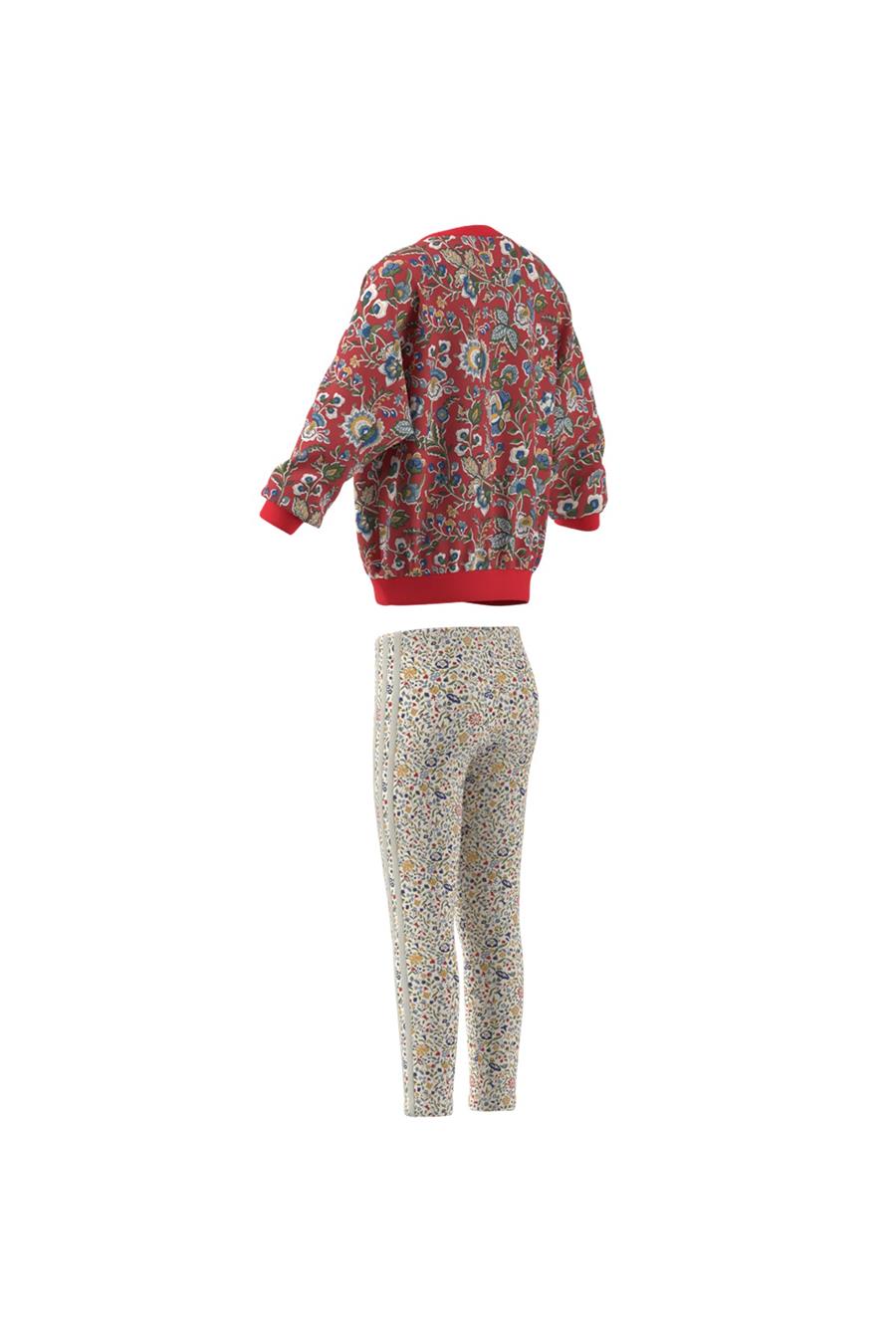 adidas Çocuk  Kırmızı  Eşofman CREW LEG SET JV7803