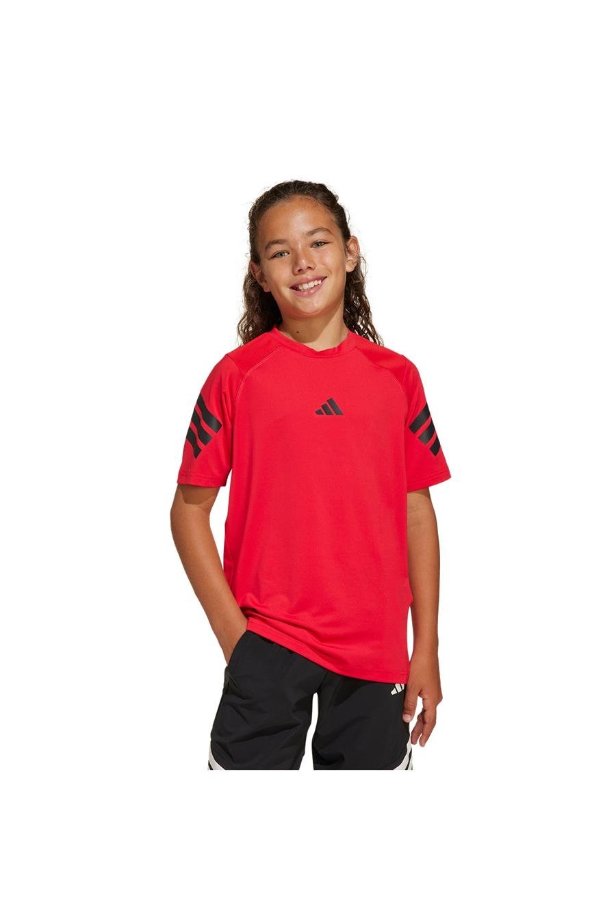 adidas Çocuk  Kırmızı  T-shirt J SPR TEE JD0117