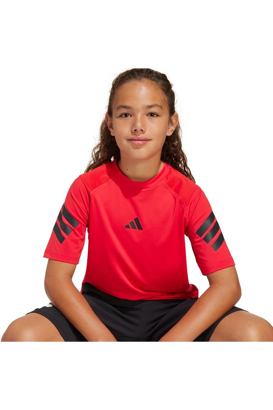 adidas Çocuk  Kırmızı  T-shirt J SPR TEE JD0117