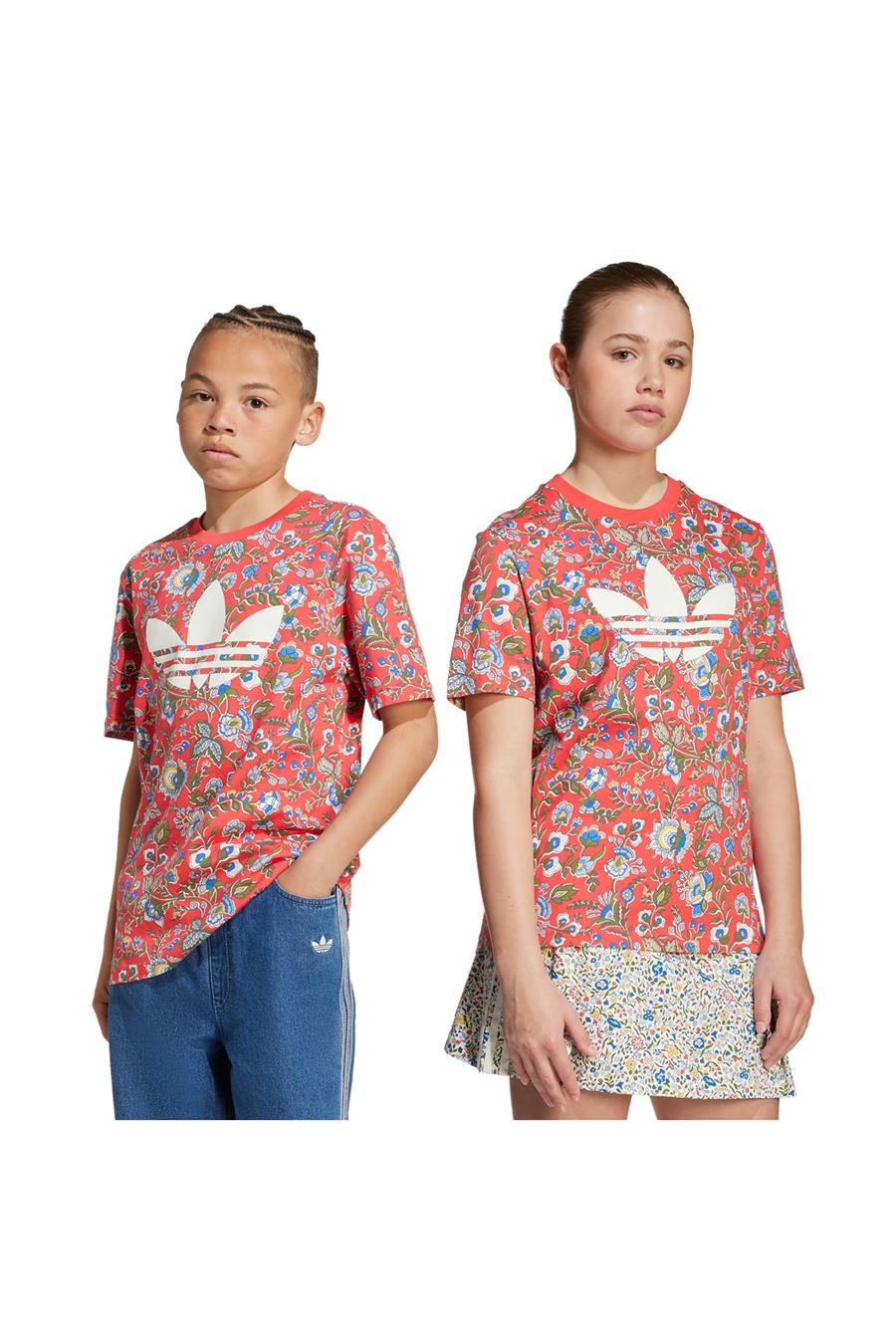 adidas Çocuk  Kırmızı  T-shirt TEE JV7817