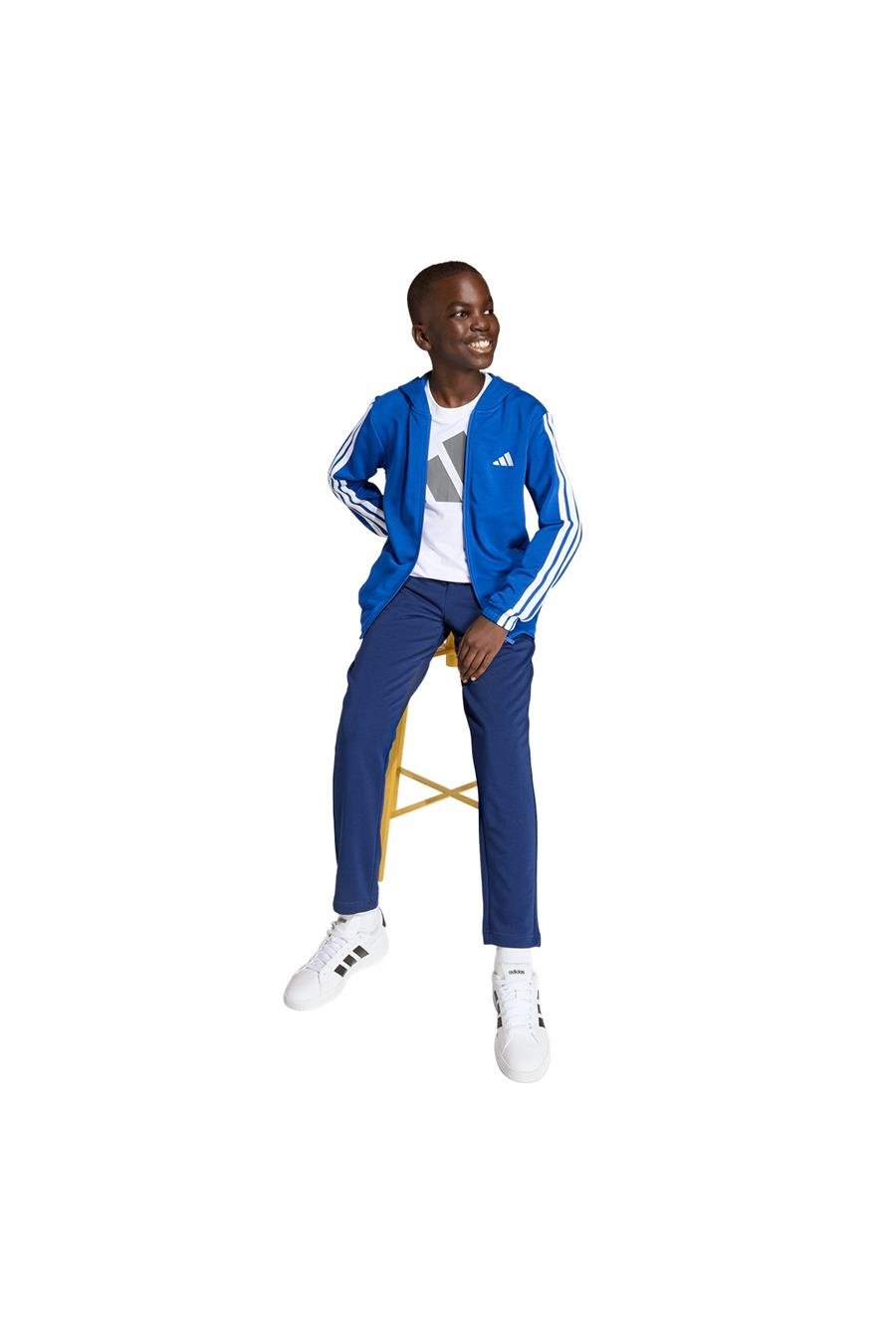 adidas Çocuk  Mavi  Eşofman J 3S FT TS 220 KE0990