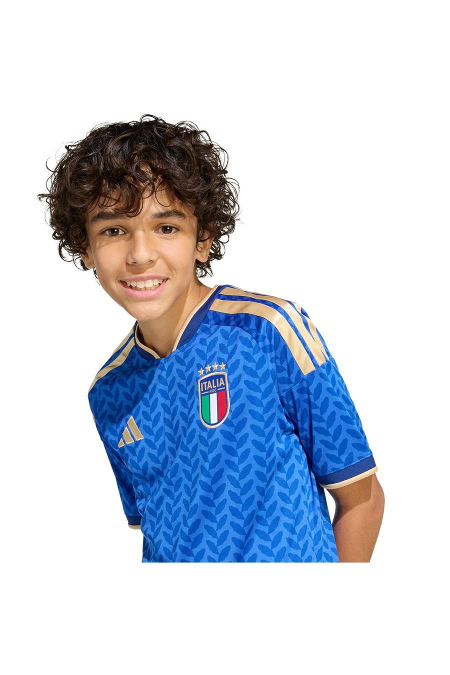 adidas Çocuk  Mavi  Forma FIGC H JSY Y JY7585