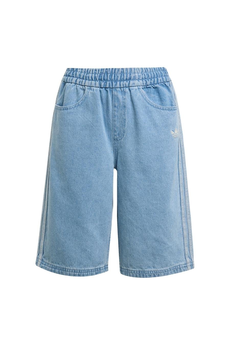 adidas Çocuk  Mavi  Şort DENIM GFX SHORT JZ9938