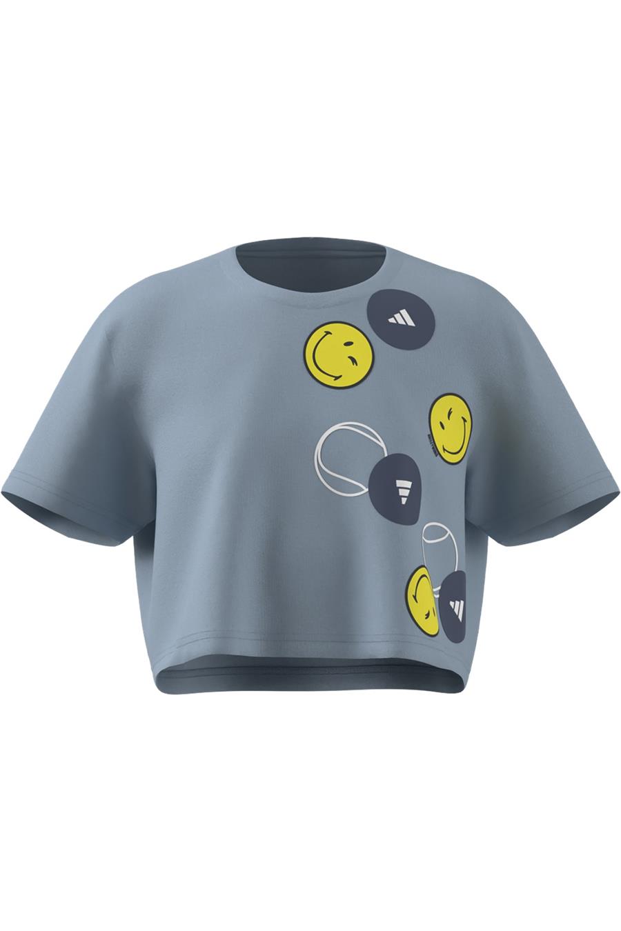 adidas Çocuk  Mavi  T-Shirt G SMI TEE JJ3079