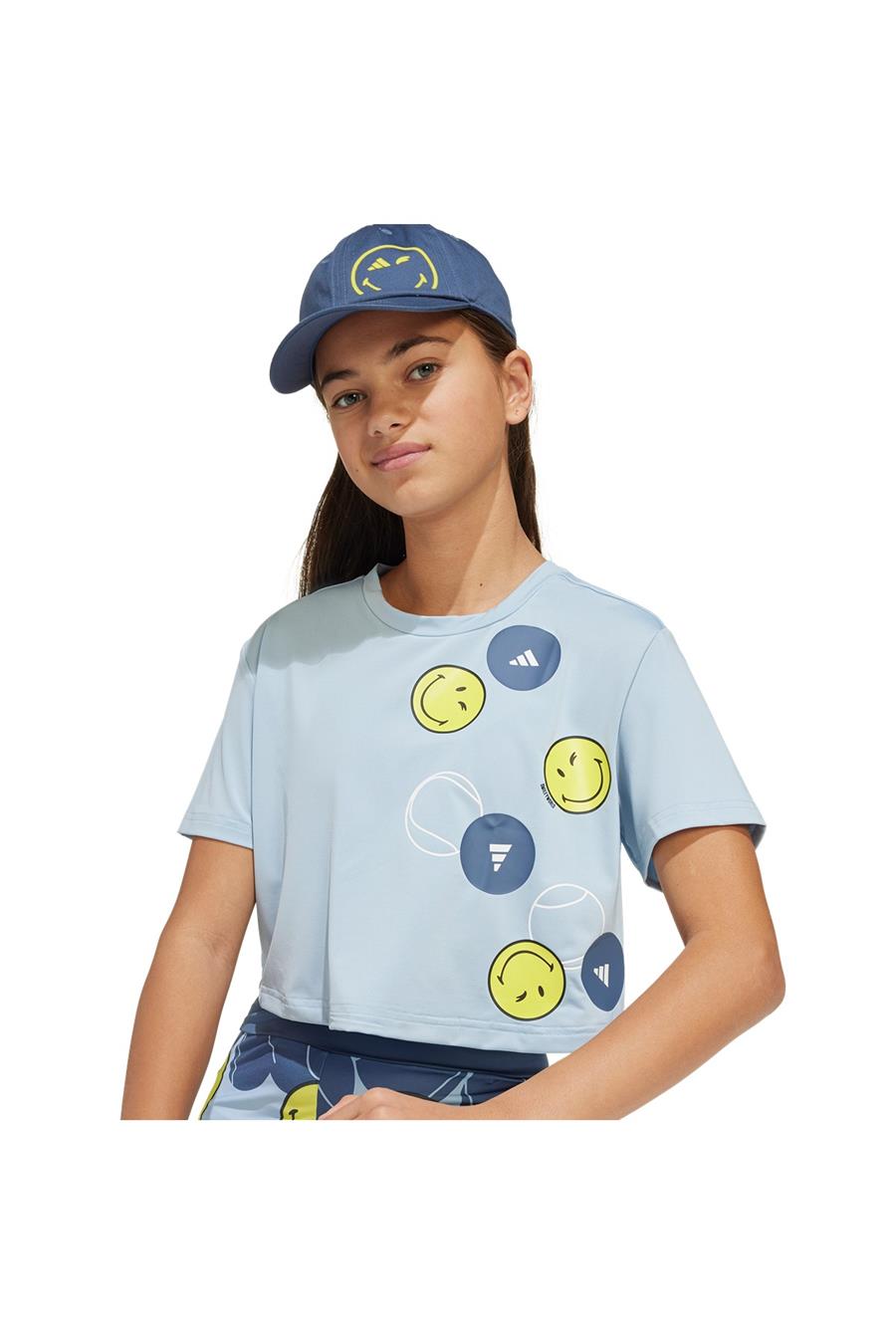 adidas Çocuk  Mavi  T-Shirt G SMI TEE JJ3079