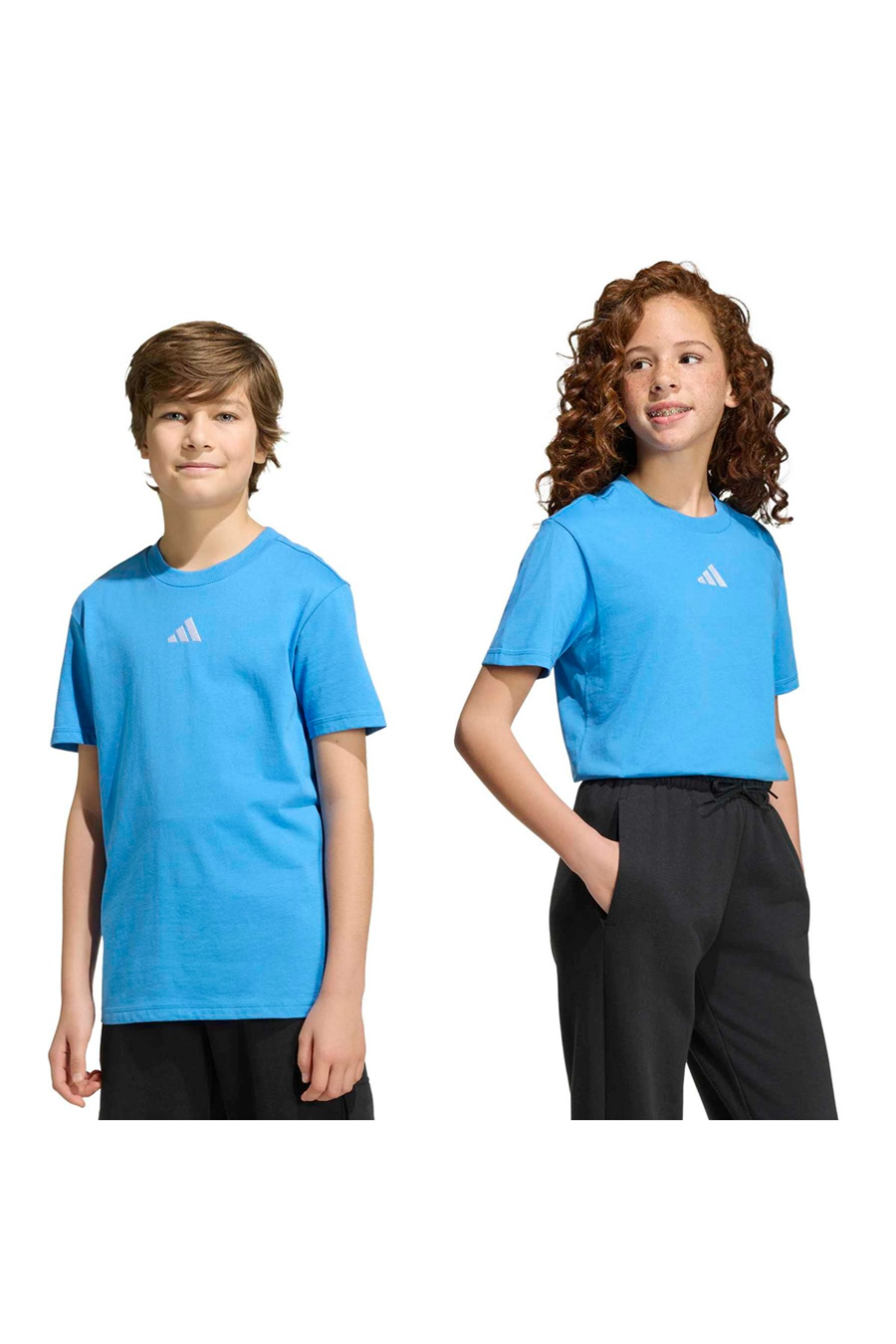 adidas Çocuk  Mavi  T-shirt J SL TEE 160 KD3368