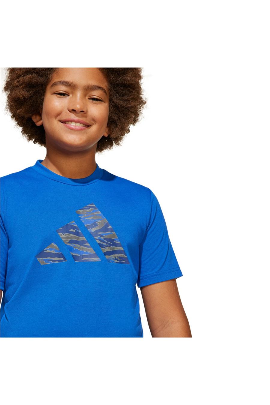 adidas Çocuk  Mavi  T-Shirt J  TR-ES CAM TE JI6109