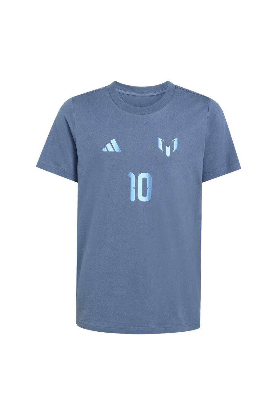 adidas Çocuk  Mavi  T-shirt Y MESSI N&N G T KB9484