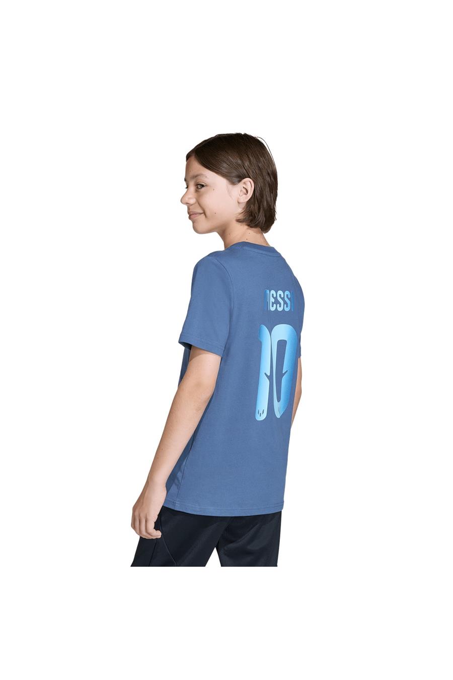 adidas Çocuk  Mavi  T-shirt Y MESSI N&N G T KB9484