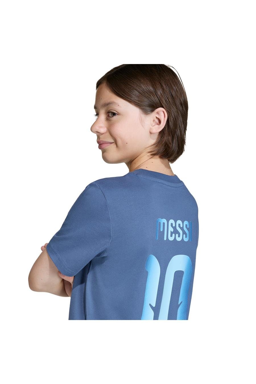 adidas Çocuk  Mavi  T-shirt Y MESSI N&N G T KB9484