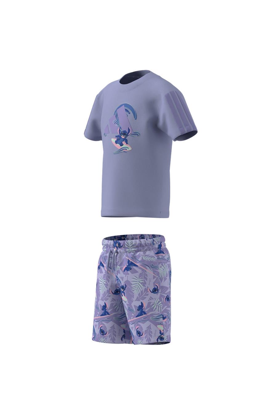 adidas Çocuk  Mor  Eşofman LK DY LS T SET JD4558