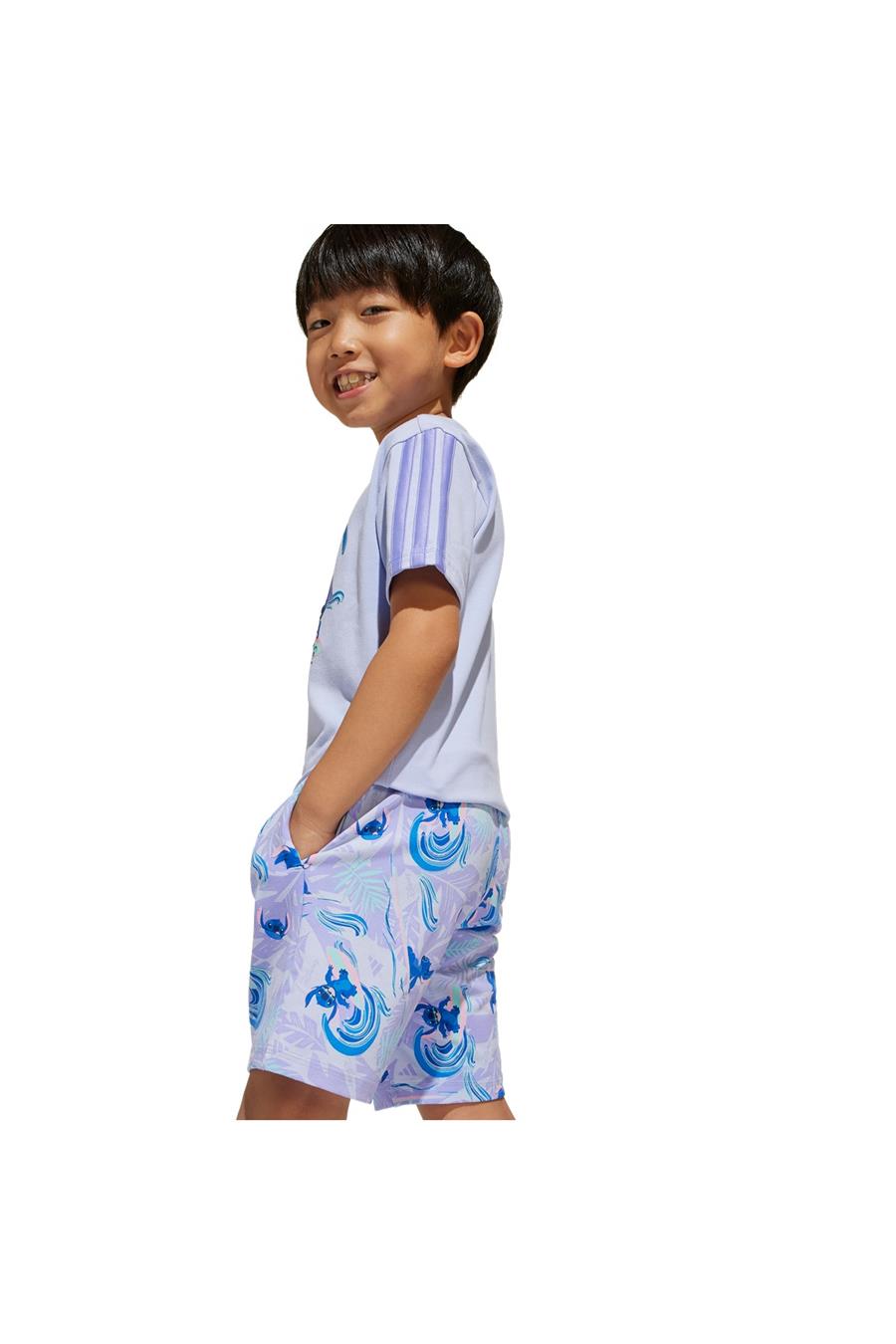 adidas Çocuk  Mor  Eşofman LK DY LS T SET JD4558