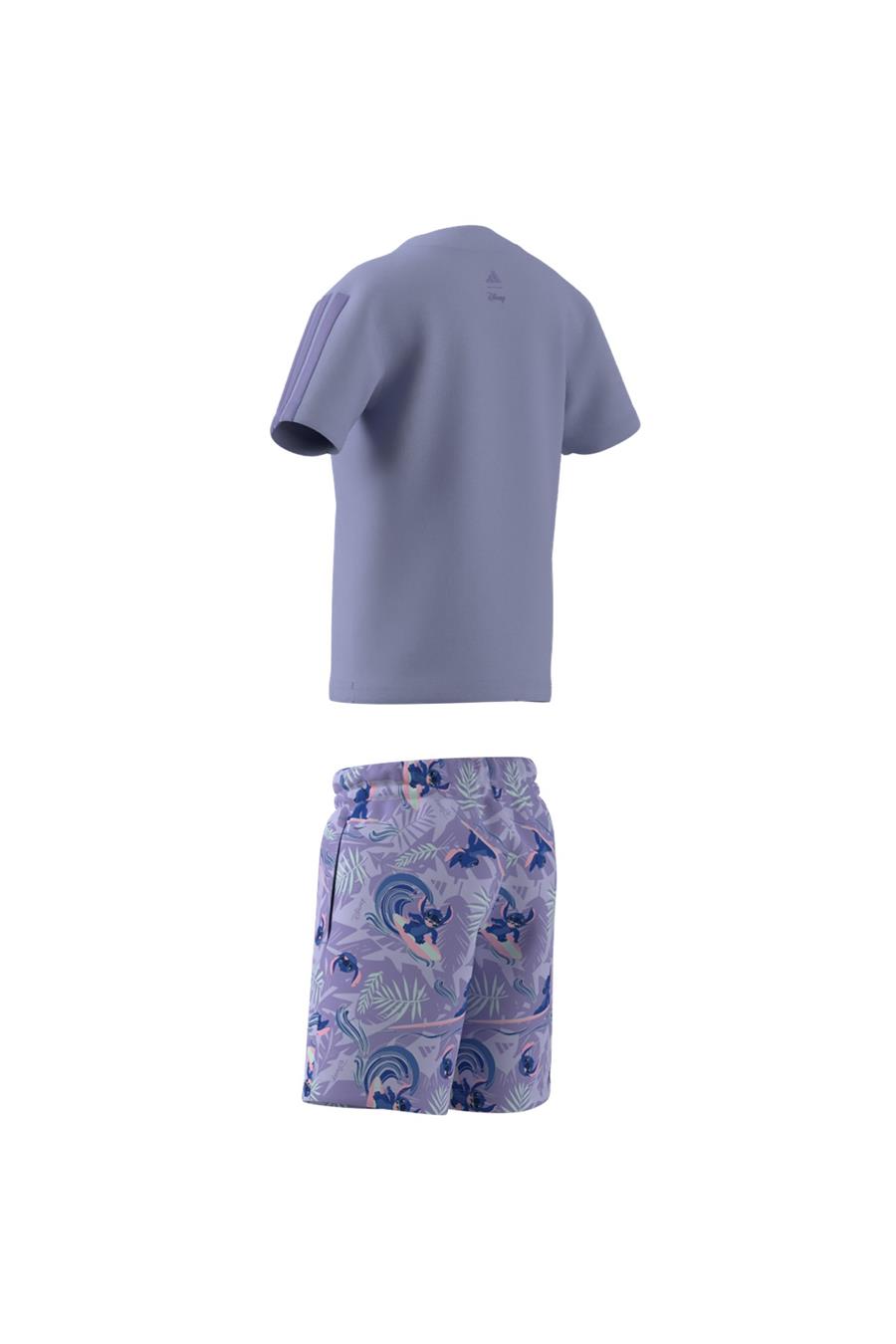 adidas Çocuk  Mor  Eşofman LK DY LS T SET JD4558