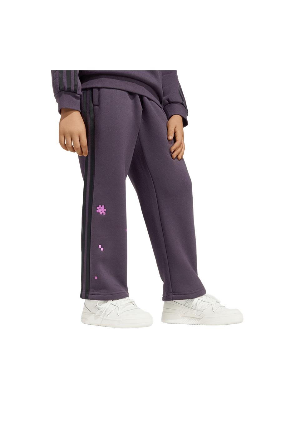 adidas Çocuk  Mor  Eşofman LO CREW SET KC6834