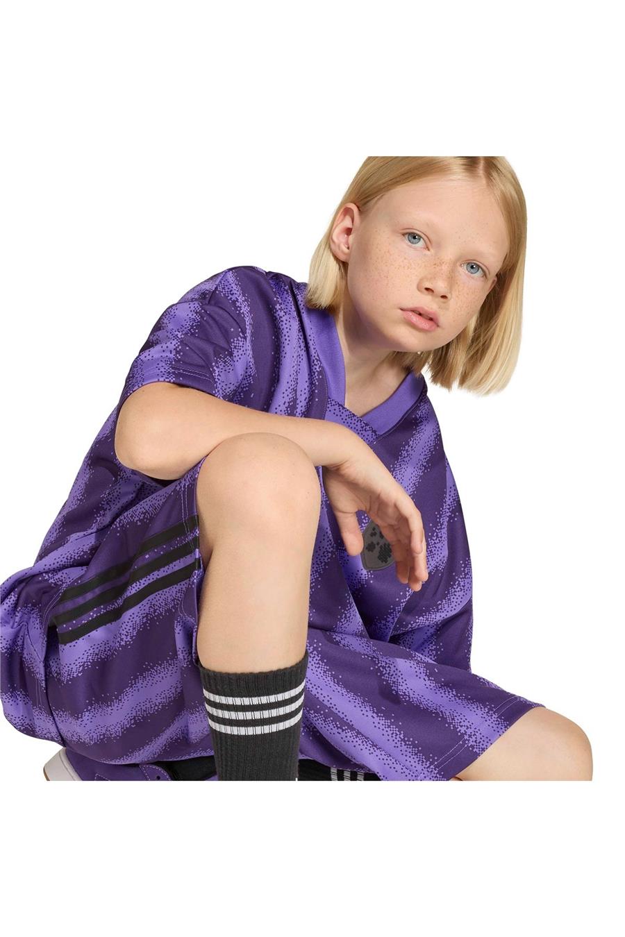 adidas Çocuk  Mor  Şort OS SHORTS KE2757