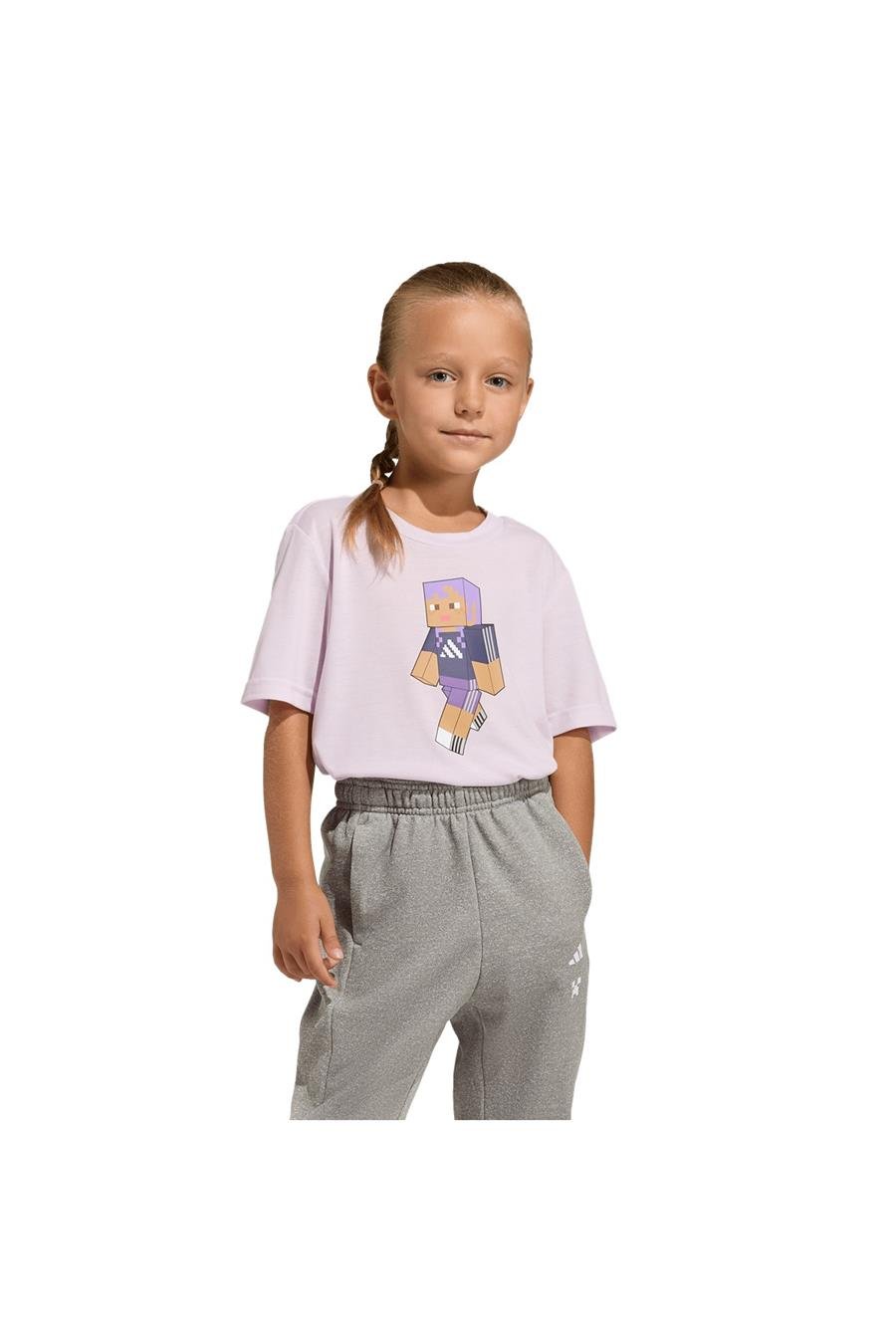 adidas Çocuk  Mor  T-shirt LK MC TR TEE KD0977