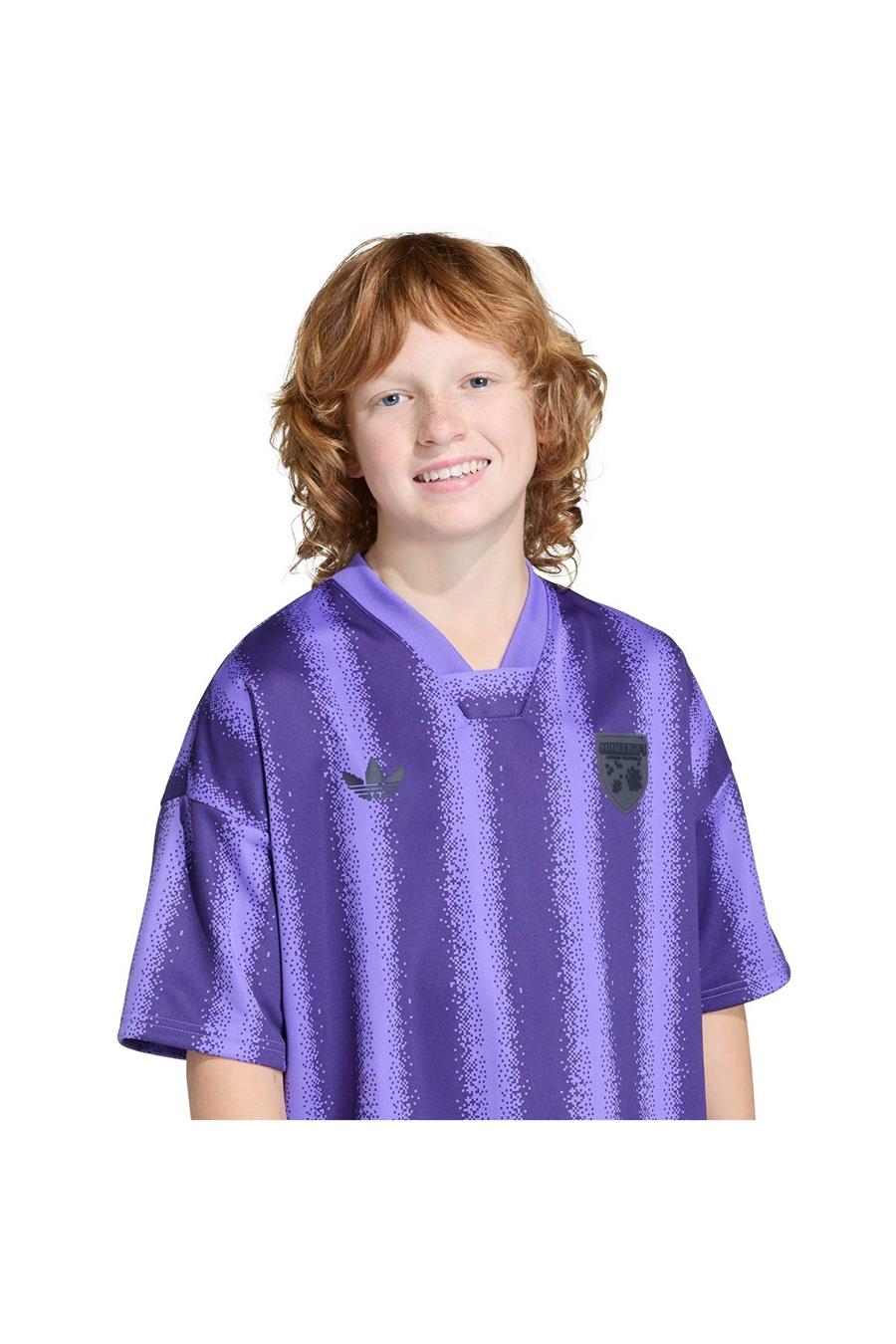 adidas Çocuk  Mor  T-shirt OS JERSEY TEE KE2700