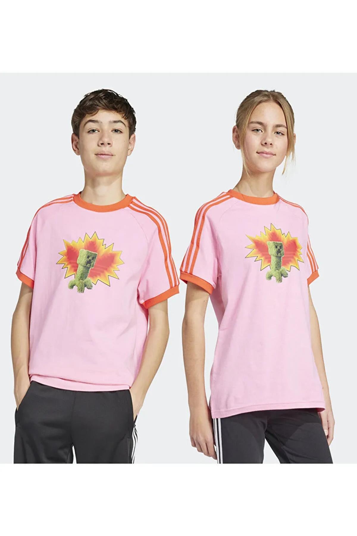 adidas Çocuk  Pembe  T-shirt GFX TEE JZ9931
